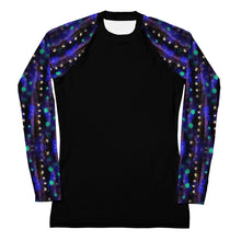 Load image into Gallery viewer, Women's Rash Guard and Layering Shirt in Kelp Forest- Purple