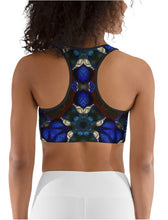Load image into Gallery viewer, Sports Bra / Yoga Top- "Stained Glass 2"
