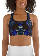 Load image into Gallery viewer, Sports Bra / Yoga Top- "Stained Glass 2"