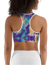 Load image into Gallery viewer, Sports Bra / Yoga Top- "Meander"