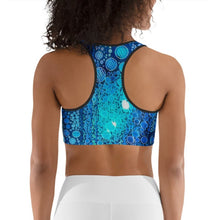 Load image into Gallery viewer, Sports Bra / Yoga Top - "Mermaid Hamsa"