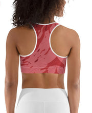 Load image into Gallery viewer, Sports Bra / Yoga Top- "Pomegranate"
