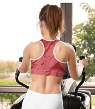 Load image into Gallery viewer, Sports Bra / Yoga Top- "Pomegranate"