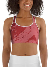 Load image into Gallery viewer, Sports Bra / Yoga Top- "Pomegranate"
