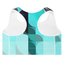 Load image into Gallery viewer, Sea Green Colorblock Lined/Padded Sports Bra Yoga Top