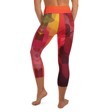 Load image into Gallery viewer, Sunset Palette Yoga Capri Leggings