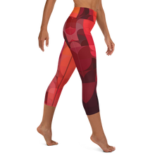 Load image into Gallery viewer, Sunset Palette Yoga Capri Leggings