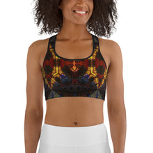 Load image into Gallery viewer, Sports bra / Yoga top- Stained Glass 1