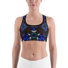 Load image into Gallery viewer, Sports Bra / Yoga Top- "Stained Glass 2"