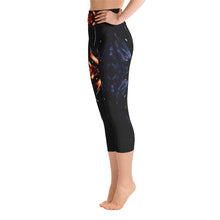 Load image into Gallery viewer, Women's High Waisted Pattern Leggings Capri Length Yoga Pants (Mid-Calf) in "Celestial"