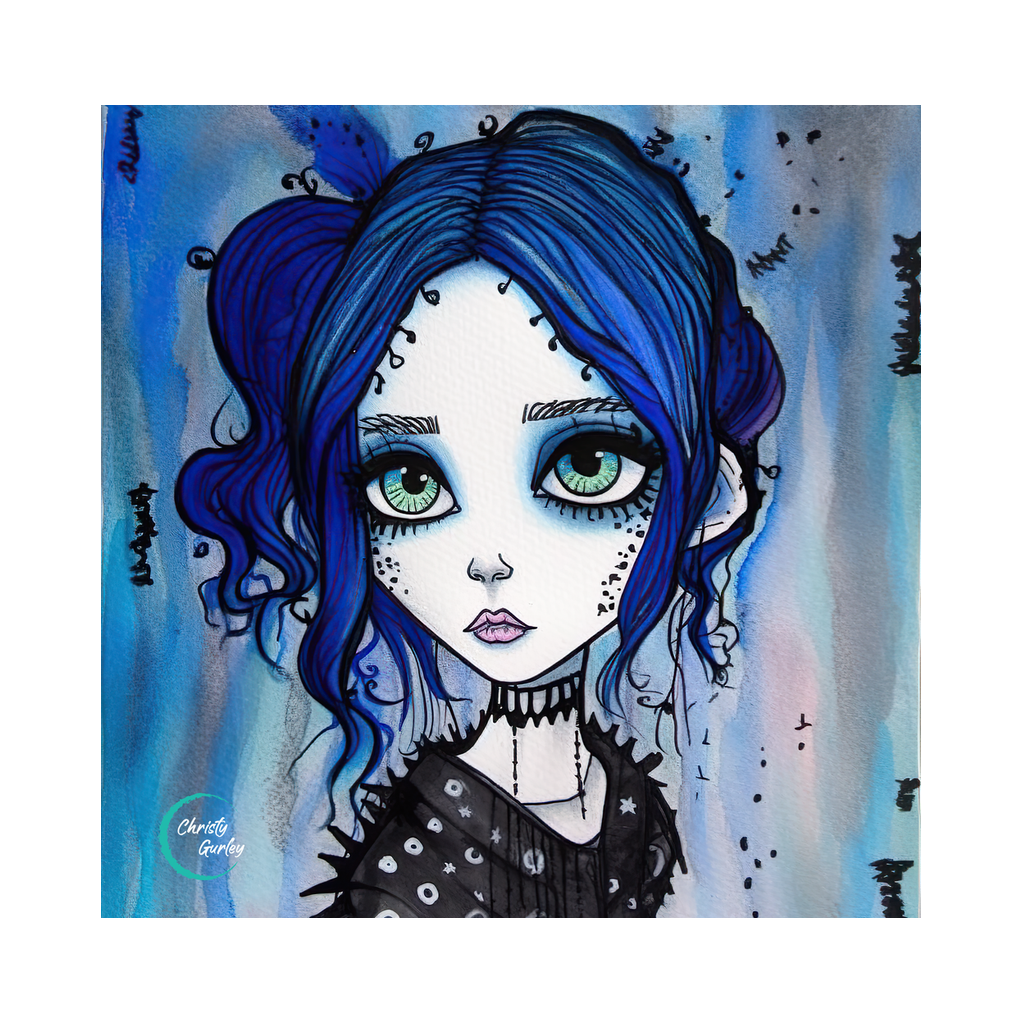 Willow- one of the Emo Girls Series, Professional Prints