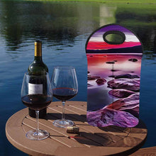 Load image into Gallery viewer, Tahoe Sunset 1   2-Bottle Neoprene Wine Bag
