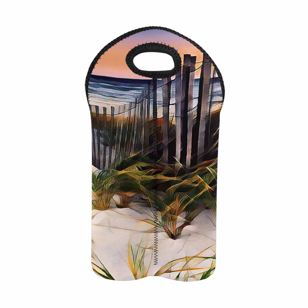 Beach Fence   2-Bottle Neoprene Wine Bag