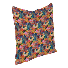 Load image into Gallery viewer, &quot;Fall Floral&quot;  Original Artwork Throw Pillow Cover 24&quot; x 24&quot;
