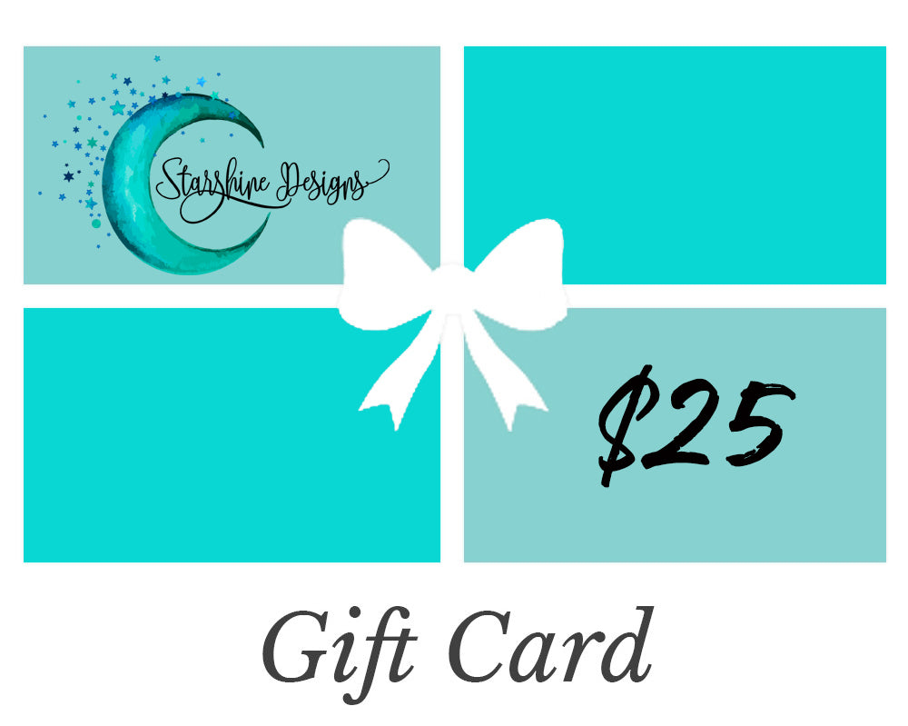 Gift Card-   Starshine Designs Art   (* Choose Amount from Drop-down Menu *)