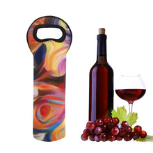 Load image into Gallery viewer, 1- Bottle Neoprene Wine Tote- &quot;Jupiter Rising&quot;
