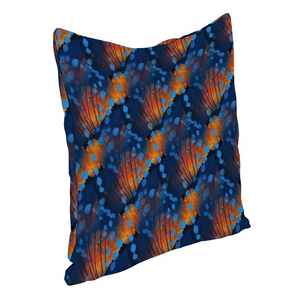 "Aquarium Dream" Original Painted Design Pillow Cover 24" x 24"