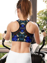 Load image into Gallery viewer, Sports Bra / Yoga Top- &quot;Stained Glass 2&quot;

