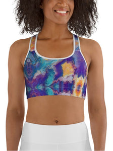 Sports Bra / Yoga Top- "Meander"