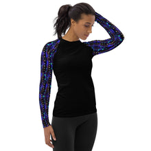 Load image into Gallery viewer, Women&#39;s Rash Guard and Layering Shirt in Kelp Forest- Purple
