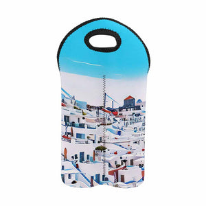 Greece 1   2-Bottle Neoprene Wine Bag