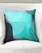 Load image into Gallery viewer, Colorblock Sea Green Throw Pillow Case 18&quot;x18&quot;
