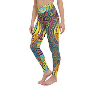 Loops Yoga Waist Leggings Ankle Length