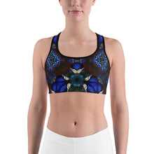 Load image into Gallery viewer, Sports Bra / Yoga Top- &quot;Stained Glass 2&quot;
