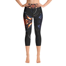 Load image into Gallery viewer, Women&#39;s High Waisted Pattern Leggings Capri Length Yoga Pants (Mid-Calf) -in &quot;Celestial 1:

